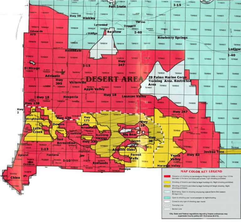 Cady Mountains - Legal To Use Rifles? [Archive] - Jesse's Hunting