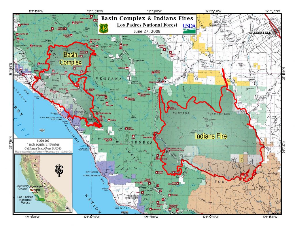 california fire map