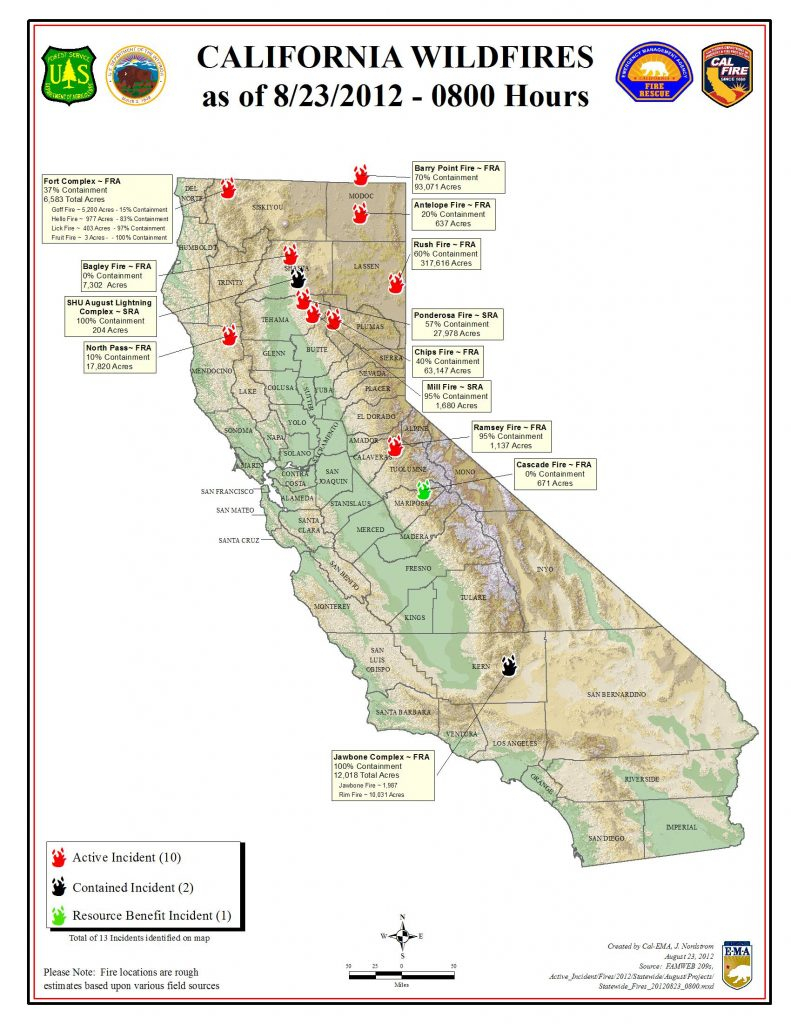 Cal Fire Map Map California Current Fire Map California Map - California Fire Map Right Now