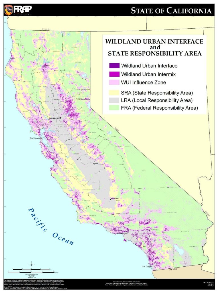 cal fire unit map