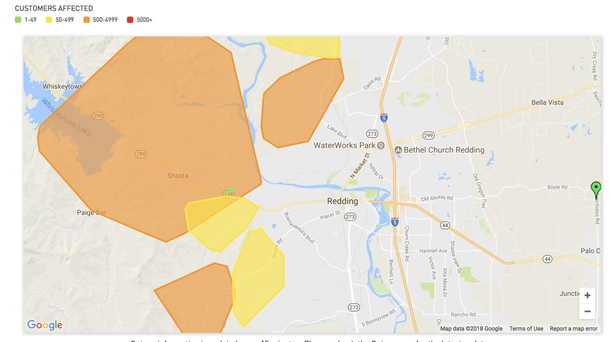 Cal Oes On Twitter: &amp;quot;check The @pge4Me Power Outage Map Around - California Power Outage Map