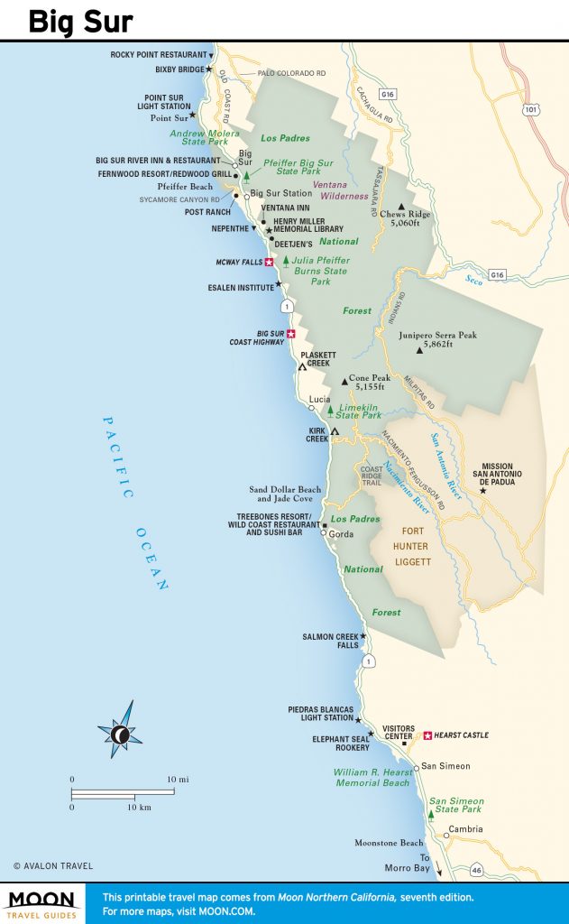California Beach Towns Map - Klipy - Southern California Beach Towns ...