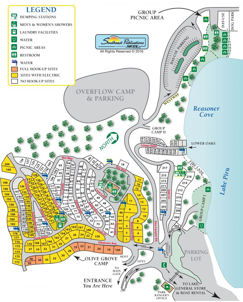 California Campgrounds Map - Klipy - California Campgrounds Map