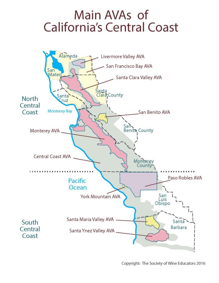 Map Of California Coast