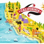 California Coast Attractions Map   Klipy   California Coast Attractions Map