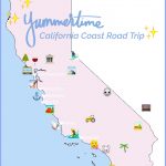 California Coast Map Road Trip   Klipy   Road Trip California Map