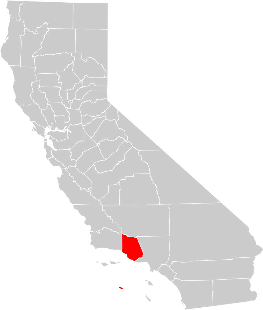 California County Map (Ventura County Highlighted) • Mapsof - Ventura California Map