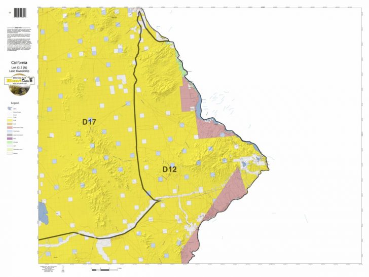 California Deer Hunting Zone D12(N) Map - Huntdata Llc - Avenza Maps