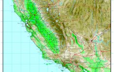California Elevation Map – Map Of Southern California Cities