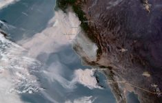 California Fires From Space: Noaa Satellite Imagery Shows Woolsey - Live Satellite Map California
