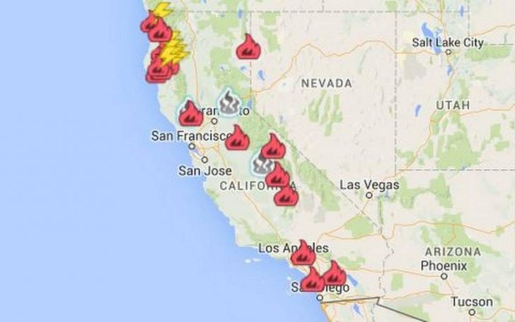 California Fires Map Today