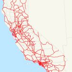 California Freeway And Expressway System   Wikipedia   Map Of Southern California Freeway System