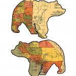 California Grizzly Bear Maps. | Maps, Maps, Maps | Pinterest   Bears In California Map