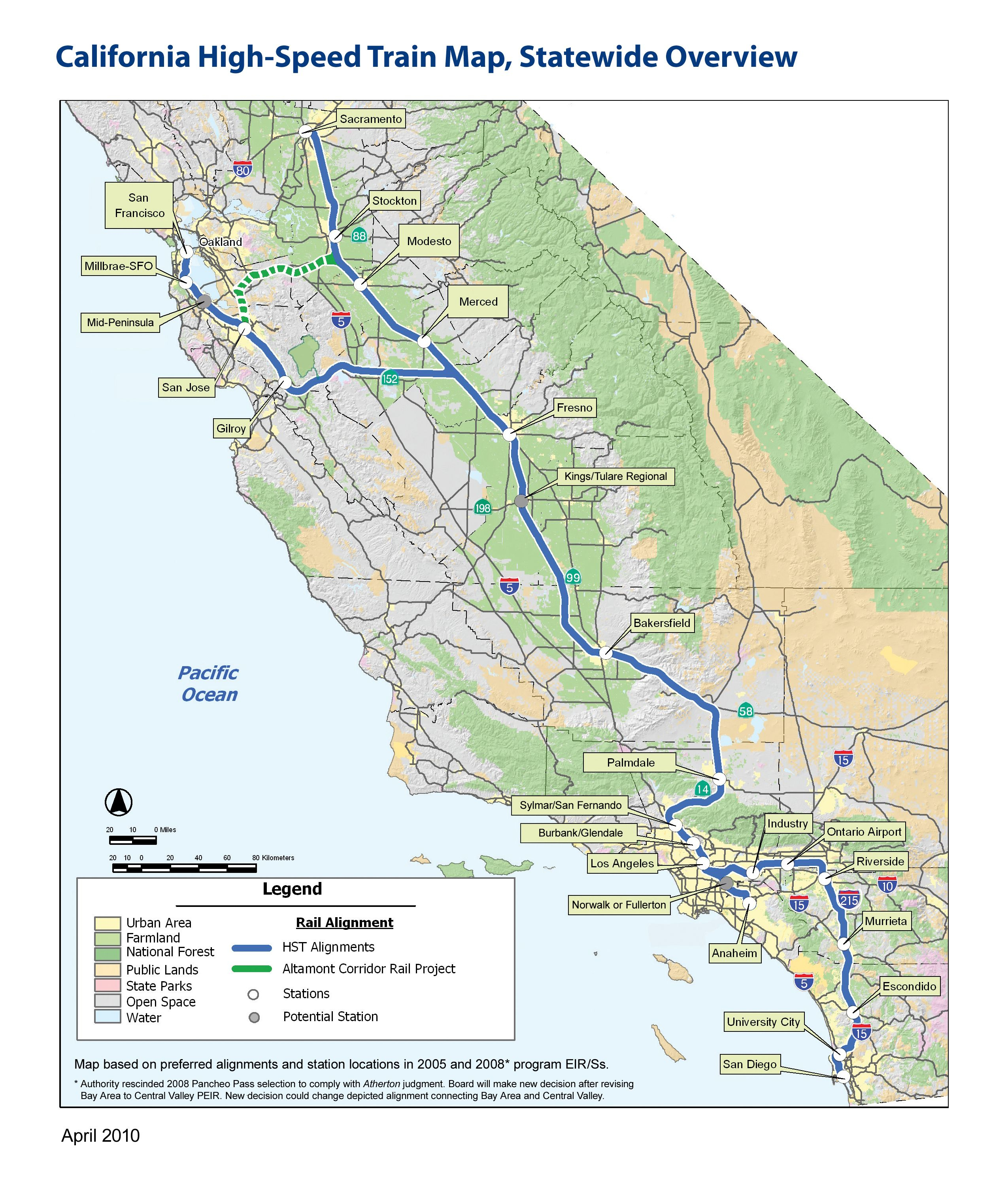 California High Speed Rail Map | Mapping California | Pinterest - California Bullet Train Map
