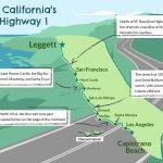 California Highway 1: 750 Miles Of Spectacular Scenery   Highway One California Map