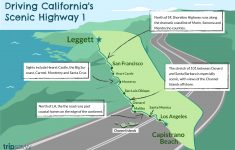 California Highway 1: 750 Miles Of Spectacular Scenery - Highway One California Map