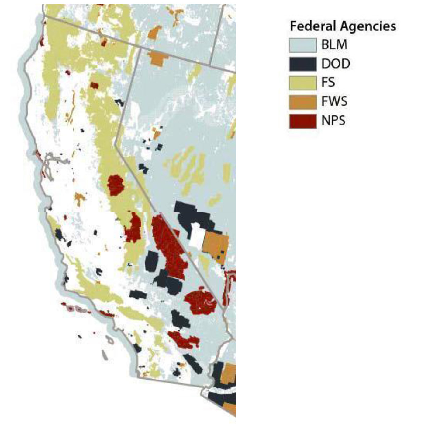 California Historical Society: Historically Speaking: Land Ownership - California Land Ownership Map