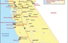 California Hotels Map, List Of Hotels In California - California Cities Map List