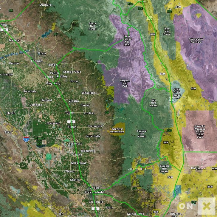 California Hunt Zone D8 Deer - Deer Hunting Zones In California Maps ...