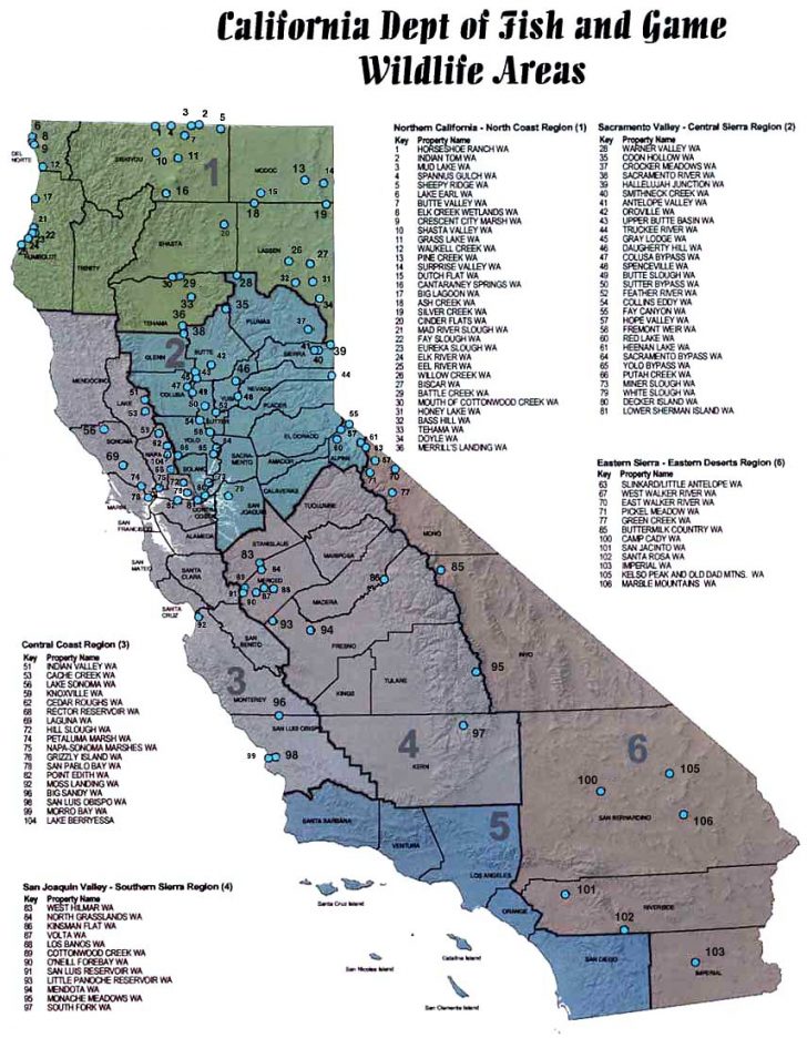 California Hunting Zone Map  Afputra - Map Of Hunting Zones In 