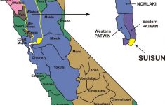 California Indians - Historical Map | Fairfield/suisun, California - Southern California Native American Tribes Map
