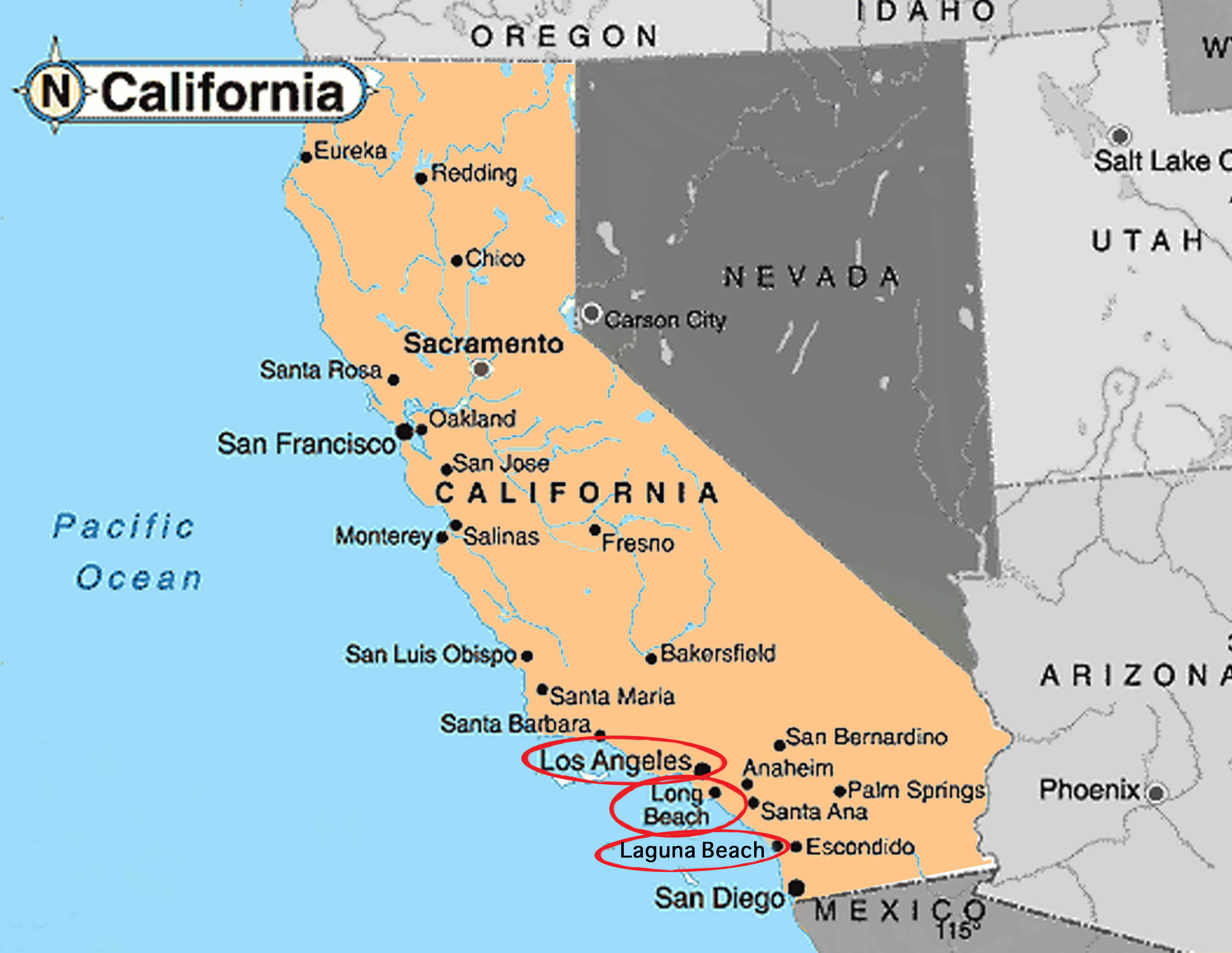 California La Map Best Of Detail Map Laguna Beach California Map - Laguna Beach California Map