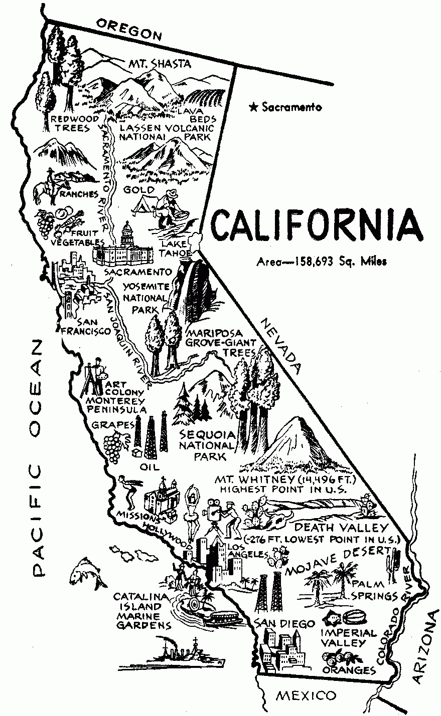California Map Clip Art Clipart Best | Graphics In 2019 | Pinterest - California Map Art