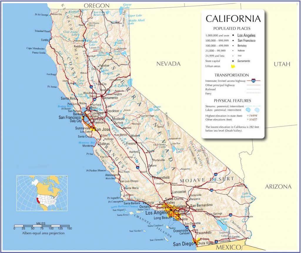 California Map Google Maps California California Coast Road Map ...