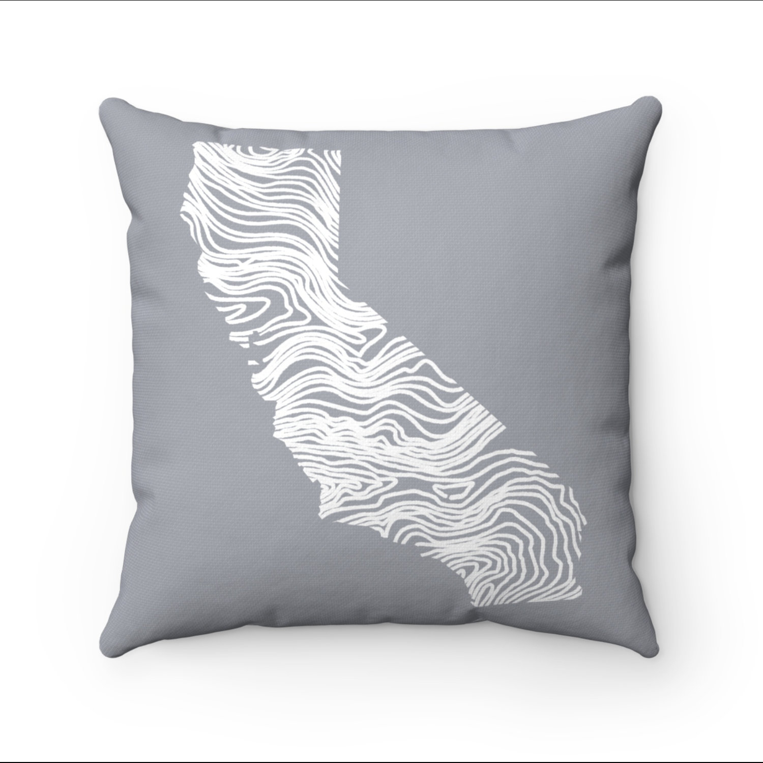 California Map Living Room Decor Map Pillow Throw Pillow | Etsy - California Map Pillow