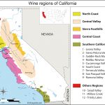 California Map Of Vineyards Wine Regions   California Wine Appellation Map