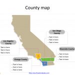 California Map Powerpoint Templates   Free Powerpoint Templates   Free Editable Map Of California Counties
