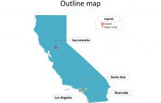 California Map Powerpoint Templates - Free Powerpoint Templates - Los Angeles California Map