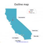California Map Powerpoint Templates   Free Powerpoint Templates   San Diego On The Map Of California