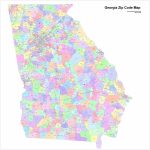 California Map With Zip Codes Printable Georgia Zip Code Maps Free   Free Printable Zip Code Maps