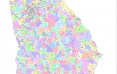 California Map With Zip Codes Printable Georgia Zip Code Maps Free - Free Printable Zip Code Maps