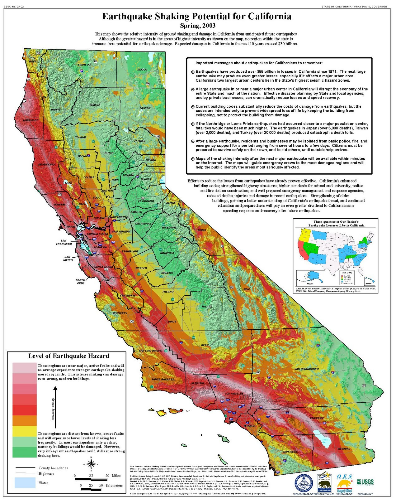 California Maps Of California California Topographic Maps California - California Elevation Map