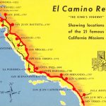 California Missions Map Printable   Klipy   Southern California Missions Map