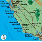 California Pacific Coast Highway Map   Klipy   Map Of Pch 1 In California