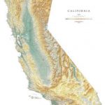 California, Physical Large Wall Mapraven Maps | Products | Wall   Large Wall Map Of California
