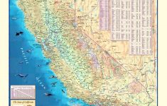 California Physical Wall Map - The Map Shop - California Wall Map