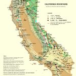 California Prominence Map Blank Map California Desert Region Map   California Desert Map