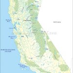 California River Map California Northern California Lakes Map   Lakes In California Map