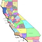 California River Map County Map Of California State California River   California County Map