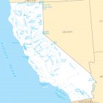 California Rivers And Lakes Map Of California Springs Map Of   Lakes In California Map