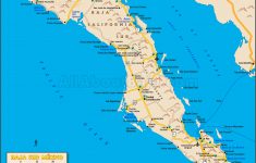 California Road Map Baja California Peninsula Map Map California - Baja California Road Map