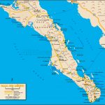 California Road Map Baja California Peninsula Map Map California   Map Of Baja California Mexico