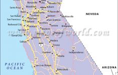 California Road Map, California Highway Map - Central California Road Map