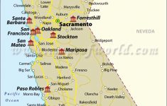 California Road Map California Major Cities Map Maps With Road Major - California Cities Map List