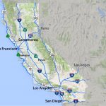 California Road Map   Highways And Major Routes   Map Of California Highways And Freeways