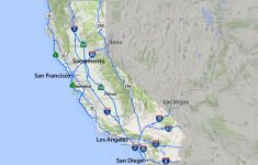California Road Map - Highways And Major Routes - Map Of California Highways And Freeways